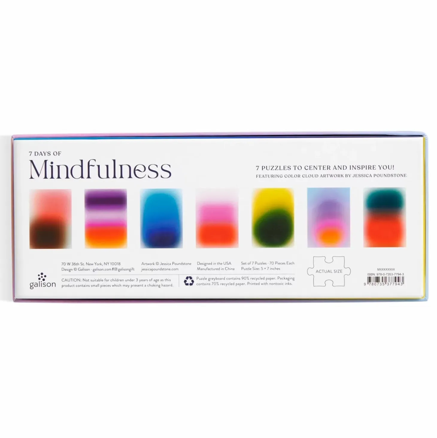 7 Days Of Mindfulness By Jessica Poundstone Puzzle Set