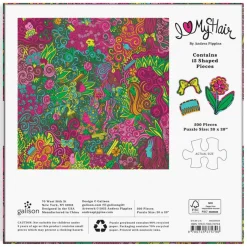 Andrea Pippins I Love My Hair 500 Piece Puzzle With Shaped Pieces