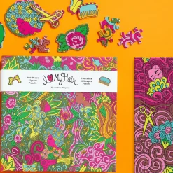 Andrea Pippins I Love My Hair 500 Piece Puzzle With Shaped Pieces