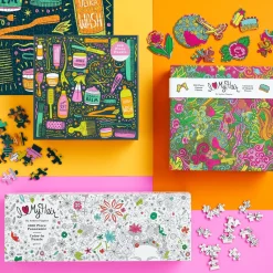 Andrea Pippins I Love My Hair 500 Piece Puzzle With Shaped Pieces