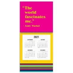 Andy Warhol 2022 Tiered Wall Calendar