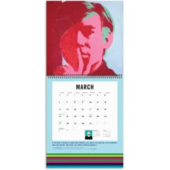 Andy Warhol 2022 Tiered Wall Calendar