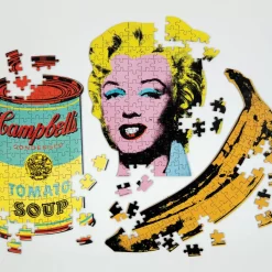 Andy Warhol Banana 100 Piece Mini Shaped Jigsaw Puzzle