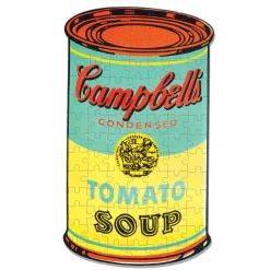 Andy Warhol Campbell's Soup 100 Piece Mini Shaped Jigsaw Puzzle