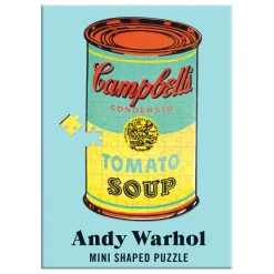 Andy Warhol Campbell's Soup 100 Piece Mini Shaped Jigsaw Puzzle