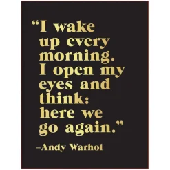 Andy Warhol Philosophy Greeting Assortment Notecard Set