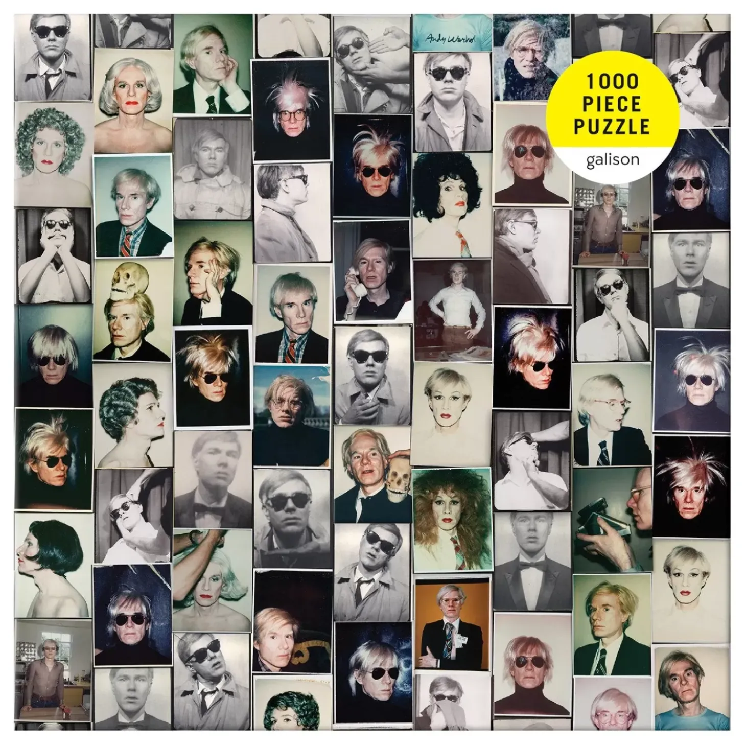 Andy Warhol Selfies 1000 Piece Jigsaw Puzzle