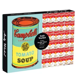 Andy Warhol Soup Can Double-Sided 500 Piece Jigsaw Puzzle