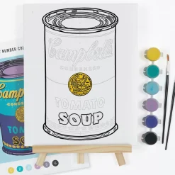 Andy Warhol Soup Can Paint By Number Kit