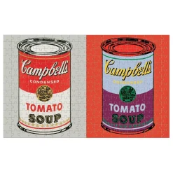 Andy Warhol Soup Cans 300 Piece Lenticular Jigsaw Puzzle