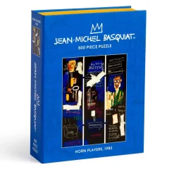 Basquiat Horn Players 500 Piece Book Puzzle