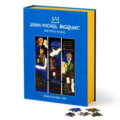 Basquiat Horn Players 500 Piece Book Puzzle
