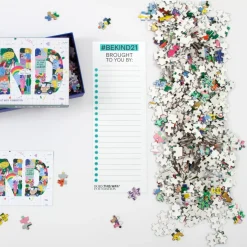 Be Kind 1000 Piece Panoramic Jigsaw Puzzle