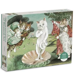 Birth Of Venus Meowsterpiece Of Western Art 1000 Piece Jigsaw Puzzle
