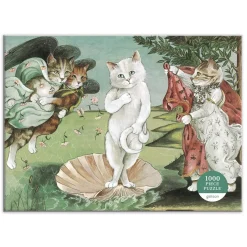 Birth Of Venus Meowsterpiece Of Western Art 1000 Piece Jigsaw Puzzle