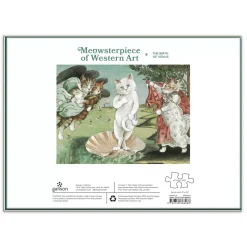 Birth Of Venus Meowsterpiece Of Western Art 1000 Piece Jigsaw Puzzle