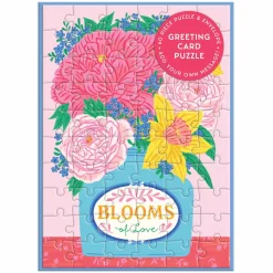 Blooms Of Love Greeting Card Puzzle