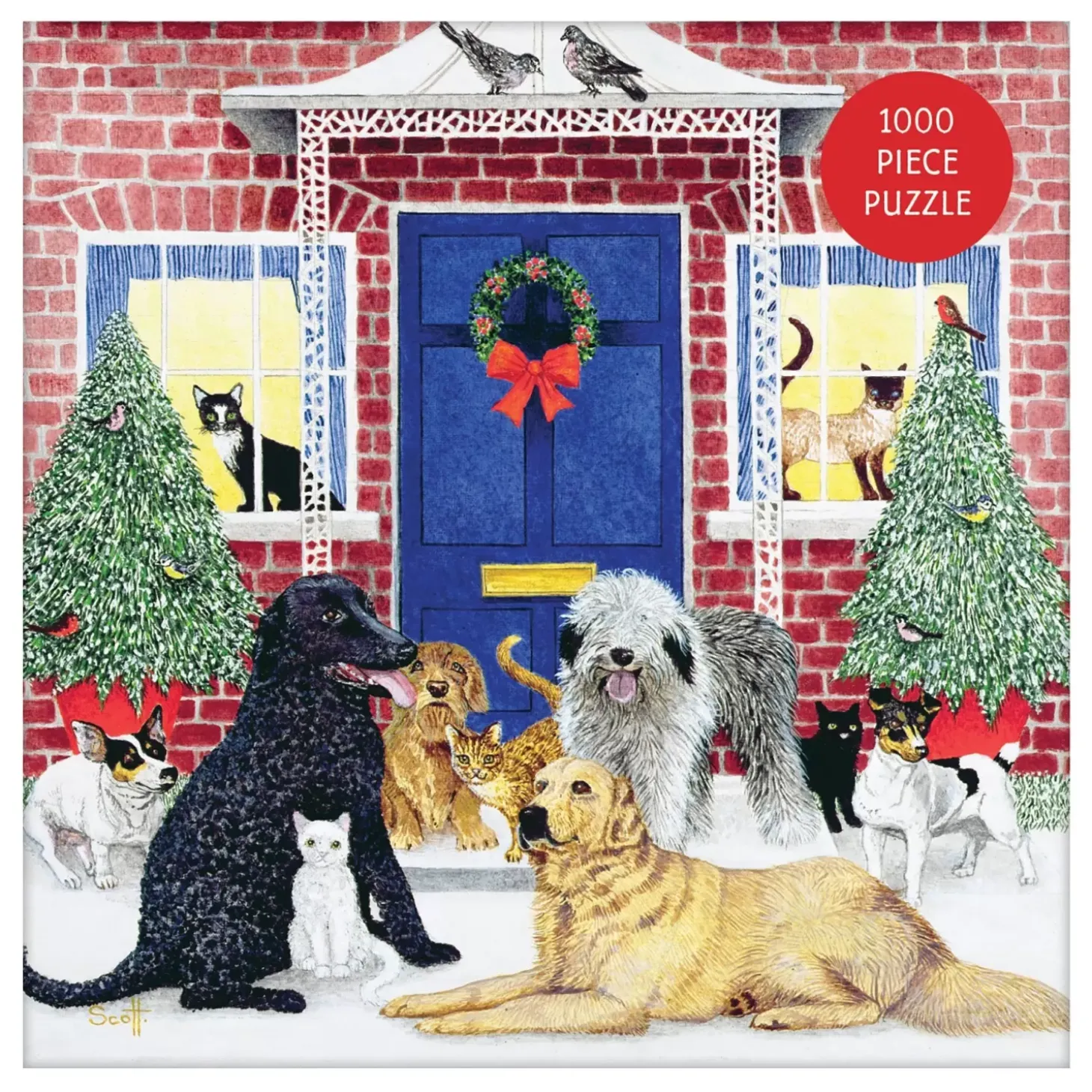 Christmas Cottage 1000 Piece Jigsaw Puzzle