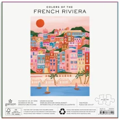 Colors Of The French Riviera 1000 Piece Puzzle In Square Box