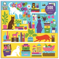 Curious Cats 500 Piece Jigsaw Puzzle