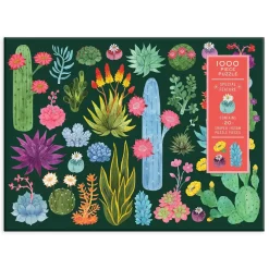 Desert Flora 1000 Piece Jigsaw Puzzle With Shaped Pieces