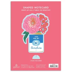 Ever Upward Love And Friendship Shaped Notecard W/Stand