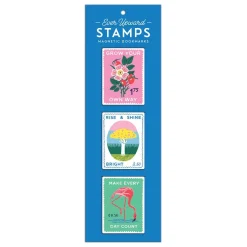 Ever Upward Stamps Shaped Magnetic Bookmarks