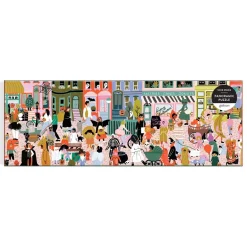 Fall Halloween Parade 1000 Piece Panoramic Puzzle