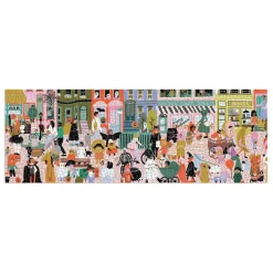Fall Halloween Parade 1000 Piece Panoramic Puzzle