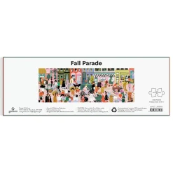 Fall Halloween Parade 1000 Piece Panoramic Puzzle