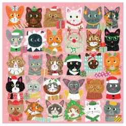 Festive Furballs 500 Piece Jigsaw Puzzle
