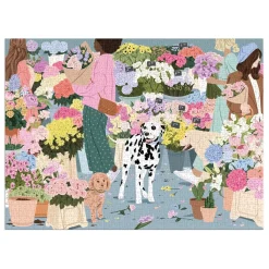 Flower Market 1000 Piece Puzzle