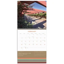 Frank Lloyd Wright 2022 Tiered Wall Calendar