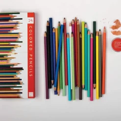 Frank Lloyd Wright Colored Pencil Set With Sharpener