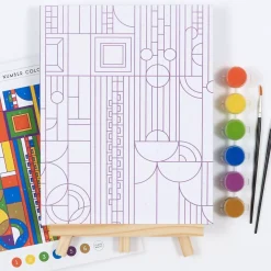 Frank Lloyd Wright Saguaro Cactus And Forms Paint By Number Kit