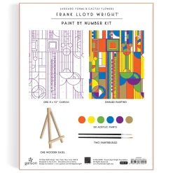 Frank Lloyd Wright Saguaro Cactus And Forms Paint By Number Kit