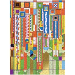 Frank Lloyd Wright Saguaro Cactus And Forms Foil Stamped 1000 Piece Jigsaw Puzzle