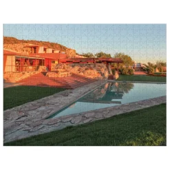 Frank Lloyd Wright Taliesin And Taliesin West Double-Sided 500 Piece Jigsaw Puzzle