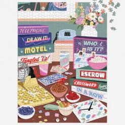 Game Night 1000 Piece Puzzle