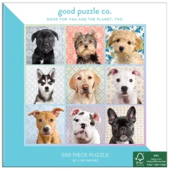 Good Puzzle Co. Dog Portraits 500Pc Puzzle