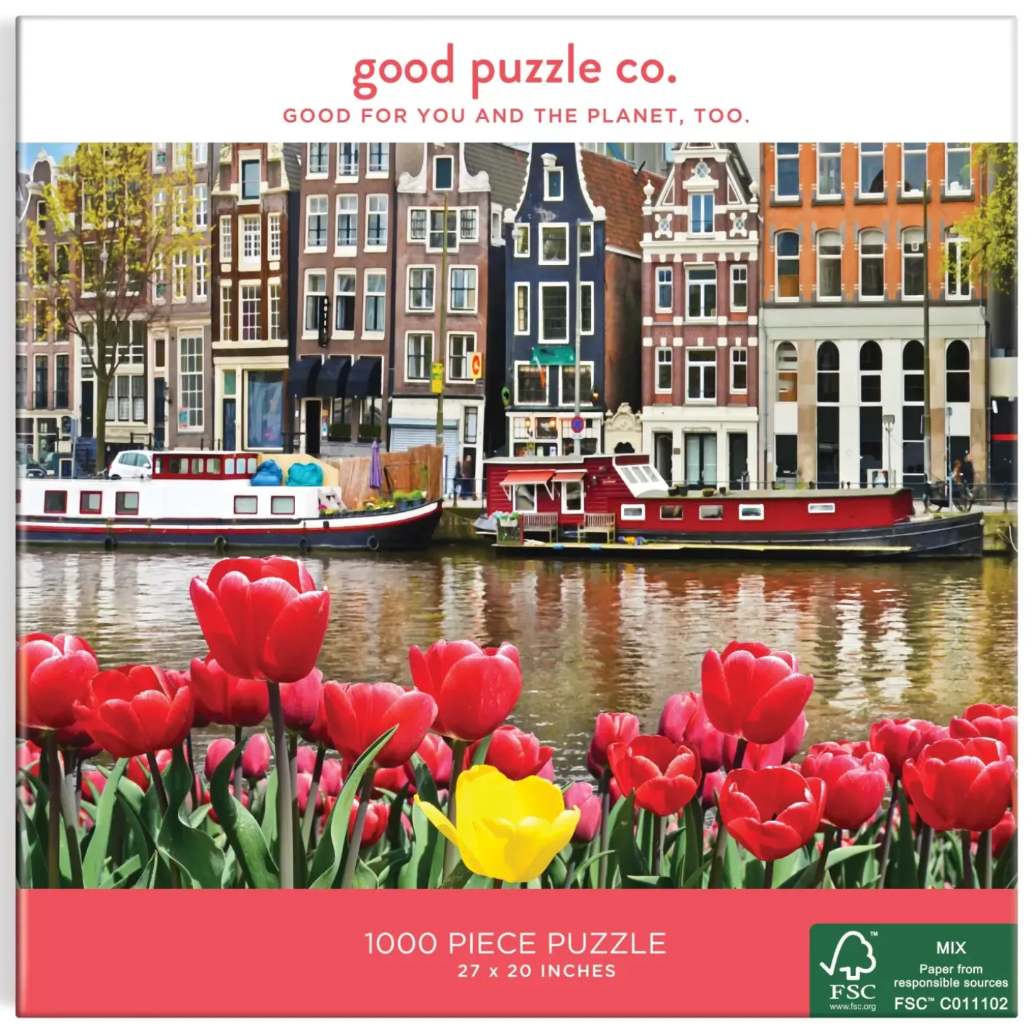 Good Puzzle Co. Flowers In Amsterdam 1000Pc Puzzle