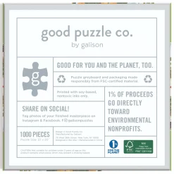Good Puzzle Co. Greenhouse 1000 Piece Puzzle