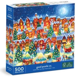 Good Puzzle Co. Little Town Lights 500Pc Puzzle