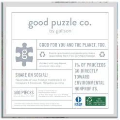 Good Puzzle Co. Outdoor Garden 500Pc Puzzle