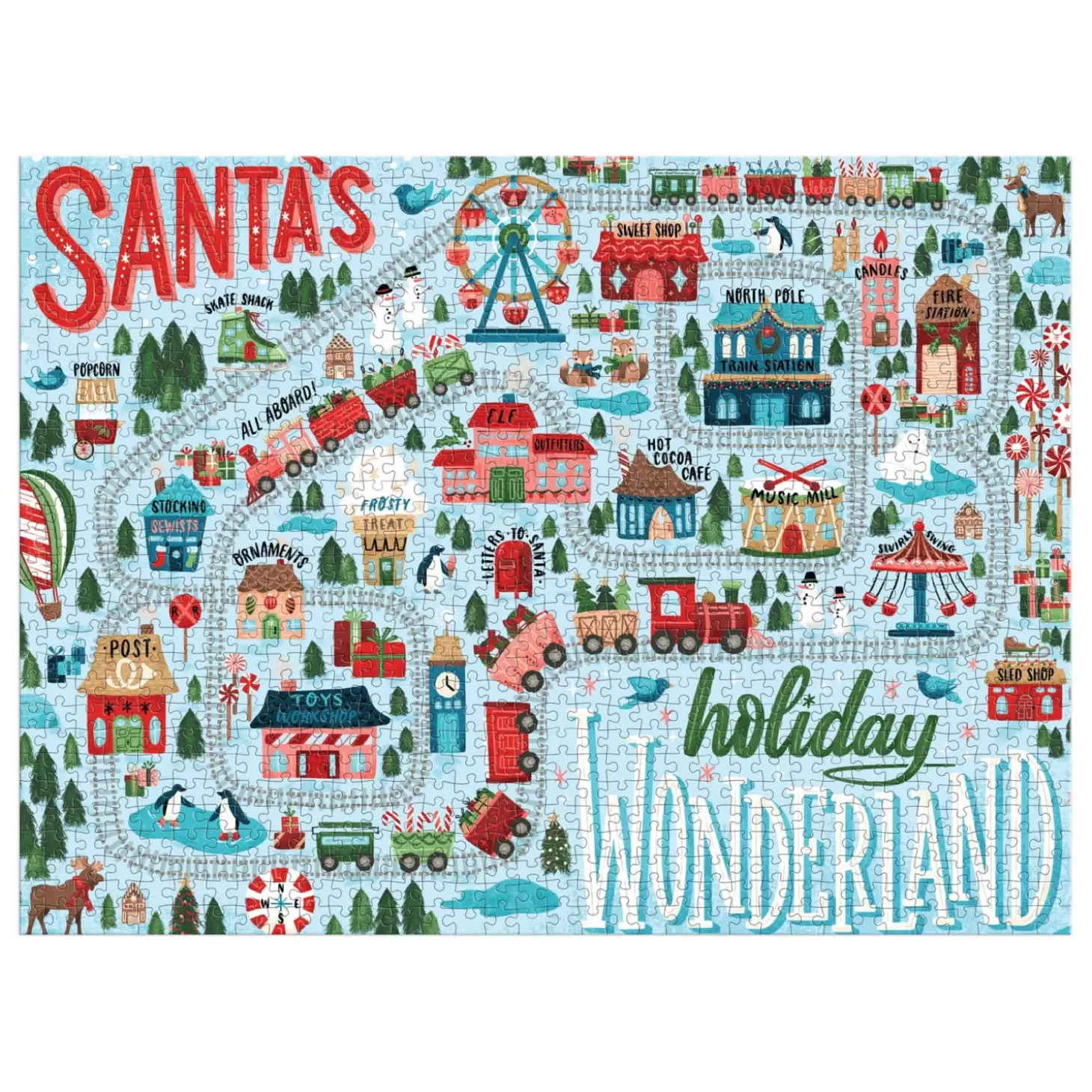 Good Puzzle Co. Santa's Wonderland 1000Pc Puzzle