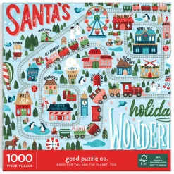 Good Puzzle Co. Santa's Wonderland 1000Pc Puzzle