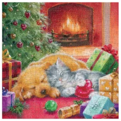 Good Puzzle Co. Warm By The Fireplace 500Pc Puzzle