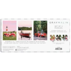 Gray Malin The Holiday 3-In-1 Puzzle Set