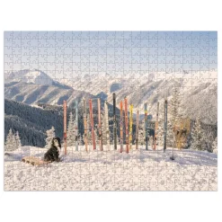 Gray Malin The Winter 500 Piece Double-Sided Puzzle