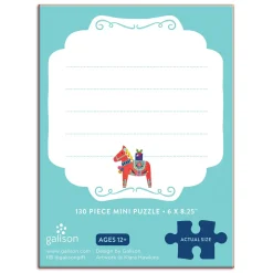 Holiday Stamps 100 Piece Mini Jigsaw Puzzle